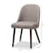 Baxton Studio Cody Light Grey Upholstered Walnut Finished Wood Dining Chair, PK2 144-7943 - alternate 7